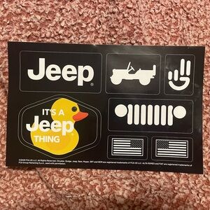 Jeep duck Decal Sticker for Jeeps